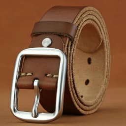Belt men's leather needle buckle layer genuine cowhide stainless steel buckle men's belt youth casual handmade jeans belt