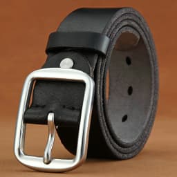Belt men's leather needle buckle layer genuine cowhide stainless steel buckle men's belt youth casual handmade jeans belt