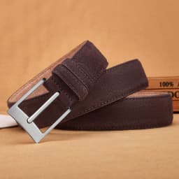 2025 new suede belt, popular style, casual belt, suitable for both men and women, fashionable style, durable belt