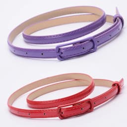 Women's Candy Color PU Leather Belt Bright Color Decorative Fine Leather Waist Belt Wholesale