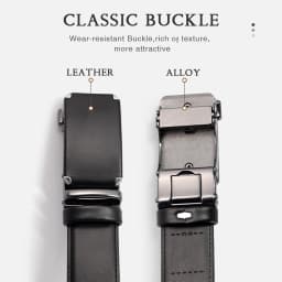 DOOPAI Brand Genuine Leather Belt Top Quality Men's Belt Luxury Designer Leather Belts For Men Metal Automatic Buckle Male belts