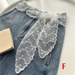 Sweet Lace Elastic Bow Tie Bohemian Waist Chain Belt for Women Fashion Sweater Chain Waist Seal Body Decor Accessories