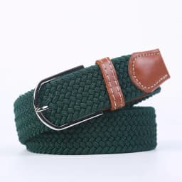 New Women's Men's Canvas Belt High Quality Elastic Casual Woven Waist Strap Needle Buckle Belts for Men Women 107/120/130cm