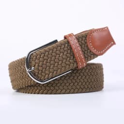 New Women's Men's Canvas Belt High Quality Elastic Casual Woven Waist Strap Needle Buckle Belts for Men Women 107/120/130cm