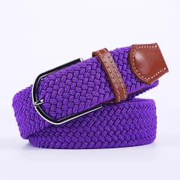 New Women's Men's Canvas Belt High Quality Elastic Casual Woven Waist Strap Needle Buckle Belts for Men Women 107/120/130cm