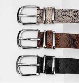 2.8x106cm Fashion Leopard Belt Women Snake Print Waistband PU Leather Pin Buckle Belts for Ladies Female