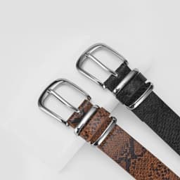 2.8x106cm Fashion Leopard Belt Women Snake Print Waistband PU Leather Pin Buckle Belts for Ladies Female