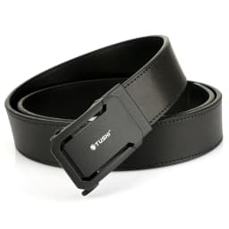 TUSHI Leather Tactical Belt for Men with Luxury Automatic Buckle High Quality IPSC Girdle Black Designer Belt