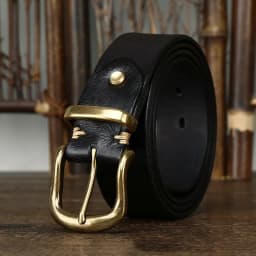 Belt Male Fashion Men's Luxury Designer Cowskin Belts for Jeans Genuine Leather Strap Pin Buckle Cummerbunds Ceinture Homme