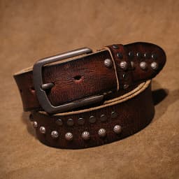 Mens Punk Belt Pin Buckle Genuine Leather Skull Rivet Belt For Man Joker Jeans Designer Exclusive Cowskin Leather Belt For Jeans