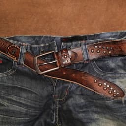Mens Punk Belt Pin Buckle Genuine Leather Skull Rivet Belt For Man Joker Jeans Designer Exclusive Cowskin Leather Belt For Jeans