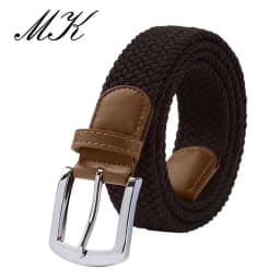MaiKun Men's Belts for Men Belt Metal Pin Buckle Elastic Men Belt Military Tactical Belt