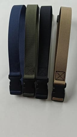 25mm Kids Canvas Belt Unisex for Boys Girls Lightweight Tactical Belt Quick Release Plastic Buckle Adjustable Children Waistband