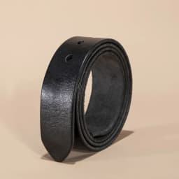 3.8cm Width Male Without Buckle Belts for Men Pin Buckle Hole Strap Cowskin Genuine Leather Strap Male No Buckle Belt for Men