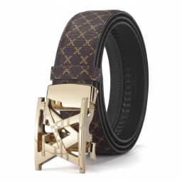 Fashionable Simple Men's Belt High Quality Men's Business Automatic Buckle Belt Retro Men's Casual Wear Belt