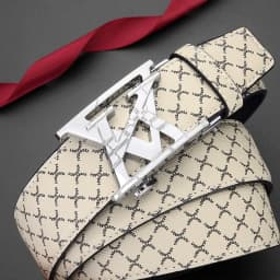 Fashionable Simple Men's Belt High Quality Men's Business Automatic Buckle Belt Retro Men's Casual Wear Belt
