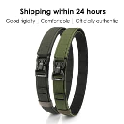 KOLBER 105cm/115cm Rigid Tactical Belt for Men Metal Buckle Quick Release Police Duty Belt Thick Nylon Casual Trouser Girdle