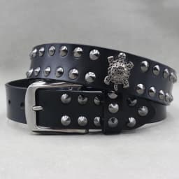 Metal Rivet Cowboy Belt Genuine Leather Cowskin Men Belt Punk Rivet Jeans Belts For Men Ceinture Homme Cinturones Hombre