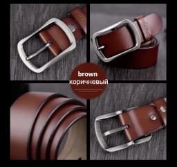COWATHER cowhide genuine leather belts for men brand Strap male pin buckle vintage jeans belt 100-150 cm long waist 30-52 XF001
