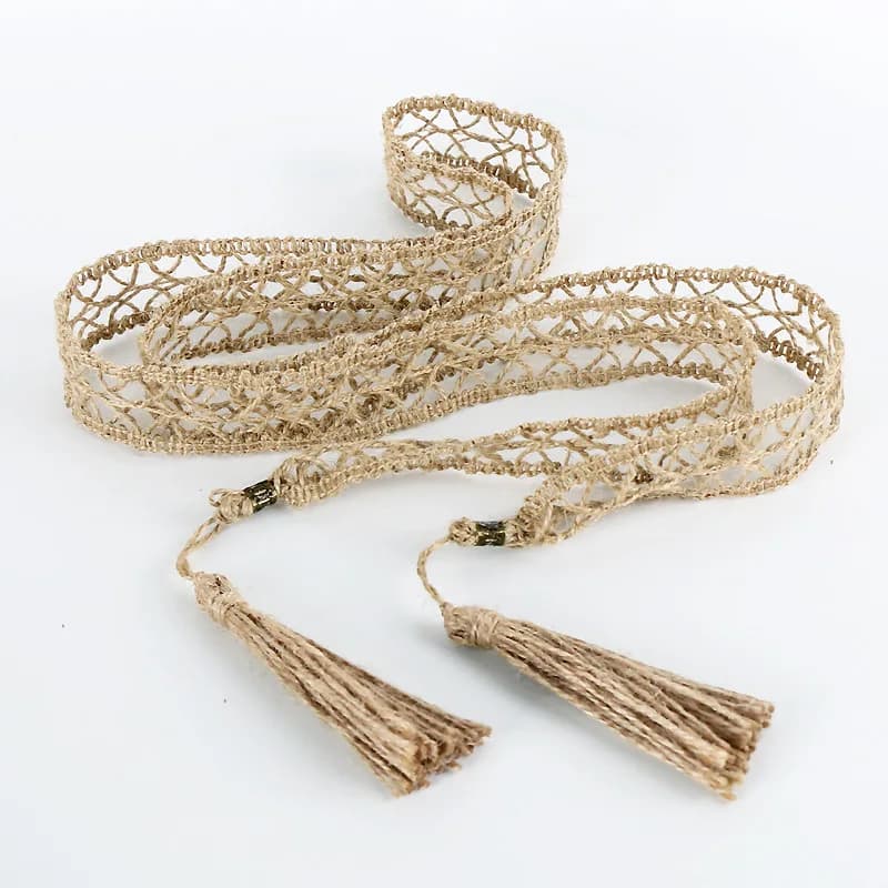 170cm Women Waistband Belt Thin Belt Simple Decoration Tie with Dress Long Waist Rope Knotted Vintage Dresses String Waist Chain