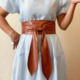 10x230cm Black Bowknot Belt Lace Up Tied Knot Corset PU Wide Belts Waistband Elegant Dress Coat Girdle For Women