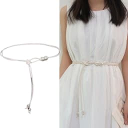 New Retro Women's New Chinese Style Waist Rope Aassembly Dress Waist Chain Leather Rope Belt Gift Wholesale
