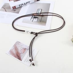 New Retro Women's New Chinese Style Waist Rope Aassembly Dress Waist Chain Leather Rope Belt Gift Wholesale