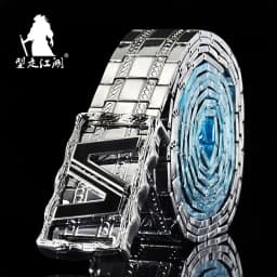 metal waistband Mens belts Stainless steel Belt goth Punk style luxury designer Gifts for men Tactical Belt self-defense Belt ma