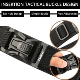 TUSHI Hard Military Tactical Belt for Men Nylon Metal Pluggable Buckle Police Duty Gun Belt EDC Outdoor Girdle IPSC Accessories