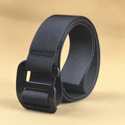 (Lightweight Thin Belt) 2.5CM Narrow Aluminum Alloy Buckle Nylon Belt 3.8CM Widening Hook Tactical Belt Men's Canvas Women's