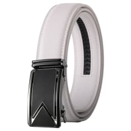 Plyesxale Men Belt 2026 Cowhide Genuine Leather Belts For Men Luxury Automatic Buckle Belts Brown Black Cinturones Hombre B55