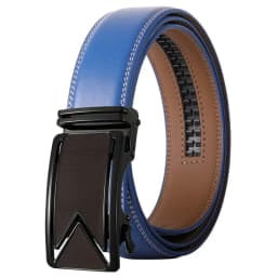 Plyesxale Men Belt 2026 Cowhide Genuine Leather Belts For Men Luxury Automatic Buckle Belts Brown Black Cinturones Hombre B55