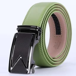 Plyesxale Men Belt 2026 Cowhide Genuine Leather Belts For Men Luxury Automatic Buckle Belts Brown Black Cinturones Hombre B55