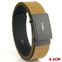 TUSHI New Hard Tactical Belt for Men Metal Automatic Buckle IPSC Gun Belt 1100D Nylon Military Belt Outdoor Sports Girdle Male