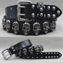 NEW Metal Rivet Cowboy Belt Genuine Leather Cowskin Men Belt Punk Rivet Jeans Belts For WOMEN Ceinture Homme Cinturones Hombre