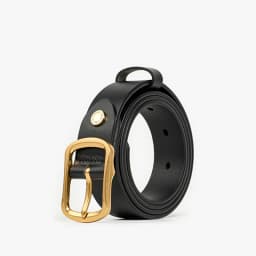 BEAUTODAY Casual Belt Women Cow Leather Gold Square Buckle Waistband Ladies Jeans Dress 2024 Spring Accessories Handmade A91104