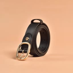 BeauToday Retro Belts Women Genuine Cow Leather Oval Metal Buckle Width 2.9cm Accessories 2023 Ladies Waistband Handmade 91004