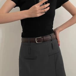 2.8x108cm PU Leather Belt for Women Vintage Summer Silver Buckle Belt Korean Female Jeans Coat Dress Waistband Mens Waist Belt