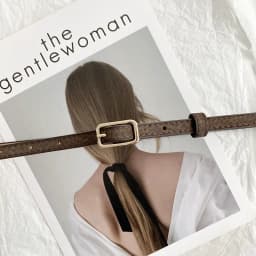 Fashion PU Leather Thin Belt For Women Waistband Ladies Dress Clothes Decorative Girdle Strap Female Metal Pin Buckle Jeans Belt