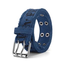 Fashion Retro Unisex Belts Double Pin Buckle Design Canvas Belts Men Belt Trend Casual Simple Men & Women Jeasn Belts