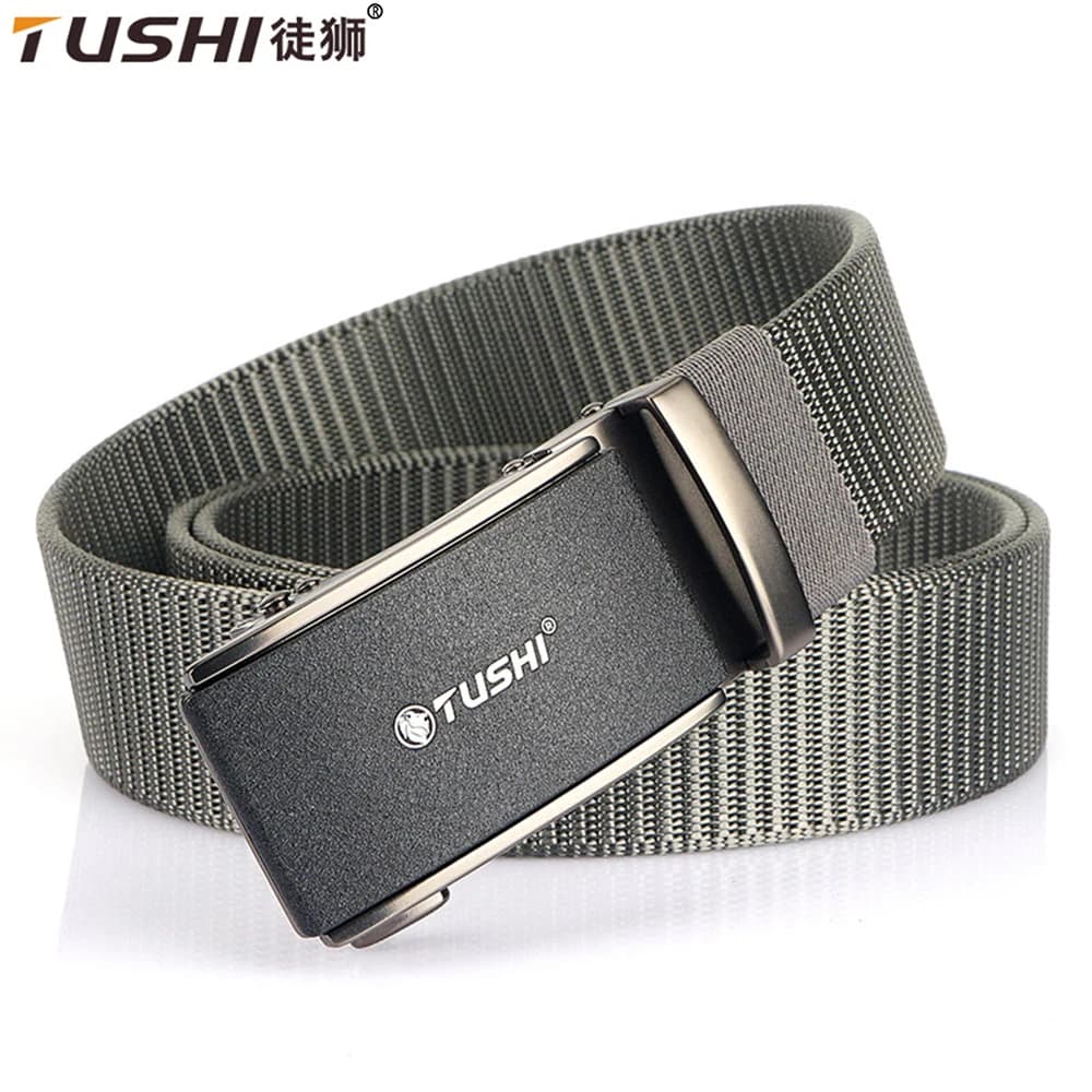 TUSHI Men's Belt Army Outdoor Hunting Tactical Multi Function Combat Survival High Quality Marine Corps Canvas For Nylon Belt