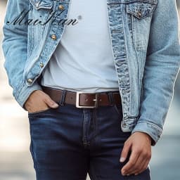 Maikun Belt Men's Vintage Pin Buckle Belt Business Casual Tide New Men's Versatile Outdoor Stylish Belt