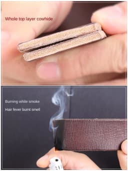 Belt men's genuine leather pin buckle men's leather belt business middle-aged first layer real cowhide youth handmade belt