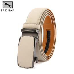 Men Leather Belt Automatic Buckle High Quality Male Leather Strap Luxury Jeans for Men Accessories