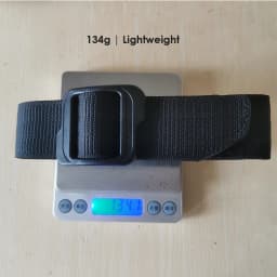 VATLTY Metal-Free Travel Belt for Men Plastic Buckle Tight Real Nylon Casual Belt Adjustable Work Belt Male No Metal Girdle