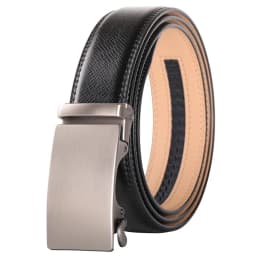 Plyesxale Brown Leather Belt Men 2026 Automatic Buckle Mens Belt For Jeans Vintage Style Mens Belts Luxury Ceinture Homme B9
