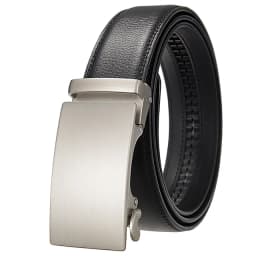 Plyesxale Brown Leather Belt Men 2026 Automatic Buckle Mens Belt For Jeans Vintage Style Mens Belts Luxury Ceinture Homme B9