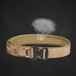 Cool Military Tactical Belt for Men Work Outdoor Hiking Heavy Duty Quick Release Nylon Web Rigger Belt with Inner and Outer