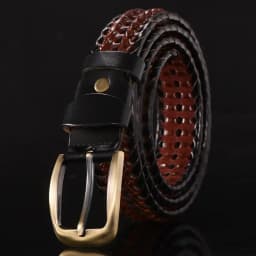 Women Braided Belt For Men's Woven Belt Luxury Genuine Leather Cow Straps Hand Knitted Designer Men For Jeans Girdle Male Belts