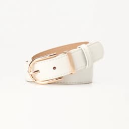 2.8x103cm Women PU Leather Belts Simple Metal Buckle Belt Girls Dress Jean Pants Waistband Belts for Lady